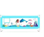 Bed Rails For Toddlers, Vertical Lifting Foldable Bed Guardrail Crib Bed Rails Guard, with Double Lock, Made of Mesh, Airflow is Not Restricted, Storage Design, Fits Most of Beds,