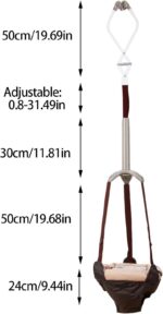 Gusengo Doorway Jumper, Adjustable Newborn Jump Chair Bounce Swing, Door Swing 2 in 1 With Adjustable Strap Early Education Puzzle Learning Walking Fitness Chair - Image 6