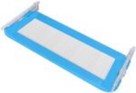vidaXL 2x Toddler Safety Bed Rail Home Bedroom Baby Kids Nursery Protective Gate Bed Guard Safety Rail with See-through Mesh Blue 102x42cm - Image 4