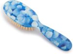 Rock & Ruddle Soft White Natural Boar Bristle Hairbrush for Babies and Young Children | Perfect for Fine Hair Detangling and Smoothing - Happy Hydrangeas