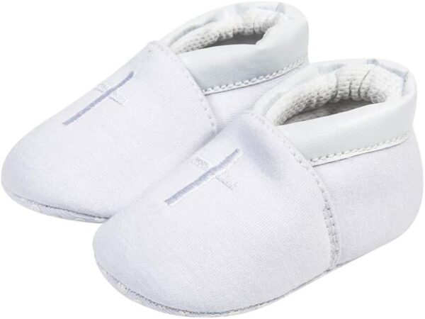 LACOFIA Baby Girls Anti-Slip Soft Sole Slipper Shoes Prewalkers White - Image 2