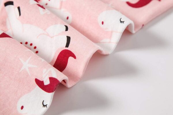 TEDD Girls Christmas Pyjamas Set Toddler Clothes Sleepwear Animal Printed Nightwear Winter Long Sleeve Pjs 2 Piece Outfit Xmas Gift for Kids - Image 5