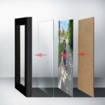 Oak Frame 20x16' Multi Aperture Picture Frame with White Mount to fit (x2) 7x5' (7x) 6x4' Photos with Perspex Sheet - Wall Mountable Landscape or Portrait - Image 3