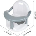Bath Seats for Babies Sitting Up, Baby Bath Seat Foldable Non-Slip Children's Bath Chair PP Sit-Up Baby BathingChair for 6-18 Months Babies - Image 3