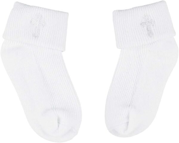 LACOFIA Baby Girls Anti-Slip Soft Sole Slipper Shoes Prewalkers White - Image 4