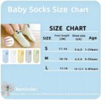 Silkglory 5 Pairs of Baby Non Slip Socks With Grippers,Baby Boys and Girls Anti Slip Socks,Socks for Toddlers,Cute Cotton Baby Socks With Little Animal Pattern - Image 2