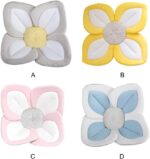 siduytin Not Easily Deformed Bath Flower For Newborns Gentle And Soft On Babys Skin Baby Bath Flower Cloth Baby Bath Seat, white side, 80cm - Image 9
