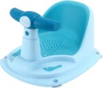 37.5x29.5x18.5cm Non-Slip Baby Bath Chair - Baby Bath Tub Seat, Child Bath Support Seat, Baby Bath Seat with Suction Cups, Ergonomic Baby Bath Support Chair, Baby Bath Support Seat for 6 Months Old+