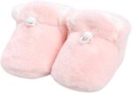 Newborn Booties Girl 0 3 Months Baby Shoe Boots Baby Shoes Toddler Boots Soft Bottom Toddler Shoes Plus Velvet Thick Non Slip Large Cotton Shoes Baby Booties Newborn Knitteddown Booties Boots - Image 3