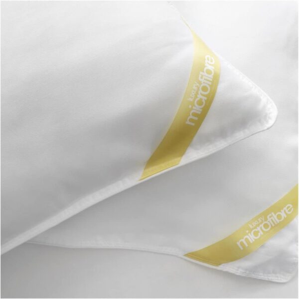 GC GAVENO CAVAILIA Microfiber Cot Bed Pillow, Breathable Warm Anti Allergy Comfy Bedding For Toddler - Baby - Nursery - Junior (Cot Bed Pillow Pack Of 1) 40x60 Cm, White - Image 4