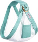 WATIIFUFU Carrier Sling Lactation Feature Cotton Baby Sling for 0-36 Months Old Comfortable Shoulder Support Breathable Soft for Baby's Safety