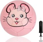 U&C Planet Football for Toddlers, Small Kids Football Size 2 Football, Mini Ball for Kids 1-6 Years Old, Garden Balls Gift