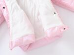 Kids Winter Hooded Jacket, Baby Girls Boys Padded Fleece Snowsuit Outerwear Warm Windproof Faux Fur Hoodie Coat with Pockets 2 3 4 5 6 7 8 9 10 Years - Image 3