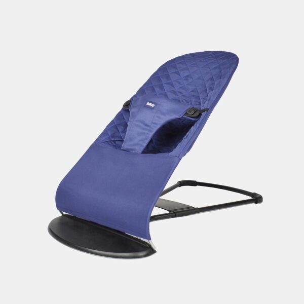 Cover Belltop compatible with Babyjörn bouncer: Balance, Soft & Bliss. Baby's seat for baby bouncer. Cover hammock: ergonomic fit. Hypoallergenic poly cotton. Fabric seat bouncer - Blue - Image 3