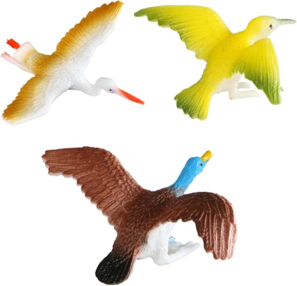 WANGCL 12 pcs Mini Bird Figurines Miniature Birds Playset Kids Educational Toys for Fairy Garden Home Decor - Image 5