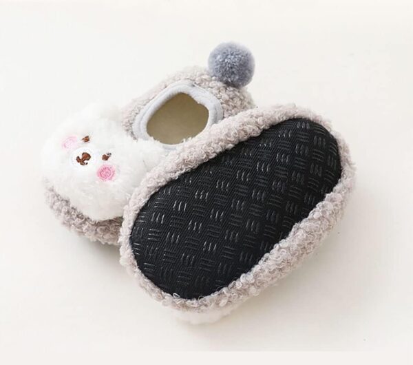 FedMois 3 Pairs Baby Boys Girls Non-Skid Indoor Fuzzy Slipper Shoes Socks Winter Warm - Image 6