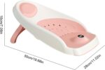 Zasdvn Baby Bath Seat Support, Kids Shower Chair,Ergonomic Kids Bath Support, Foldable Baby Bath Seat Baby, Bath Support Non Slip Bath Chair for Baby - Image 6