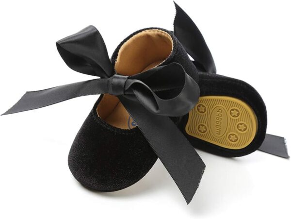 RVROVIC Baby Girl Moccasins Infant Princess Sparkly Premium Lightweight Soft Sole Prewalker Toddler Girls Shoes - Image 3