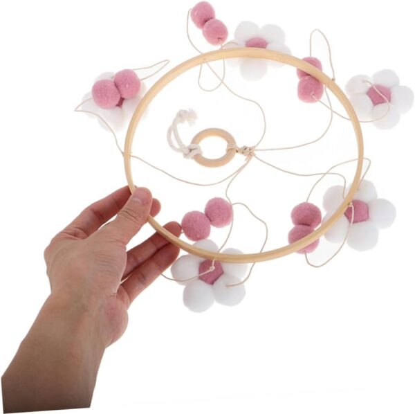 ERINGOGO 2pcs Room Decoration Crib Cell Phone Wind Chimes Mobile Hanger for Crib Nursery Mobiles Crib Mobile for Crib Hanging Crib Decoration Lotus Tree - Image 7
