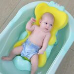 Baby Bath Sponge Quick Drying Comfy Foam Support Anti-Skid Natural Soft Bathing Cushion Newborns Mats - Image 5