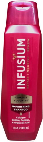 Infusium Repair and Renew Shampoo - Infused with Argan Oil and Keratin - Hair Care for Dry Hair - Moisturizing Shampoo for Women - 13.5 oz