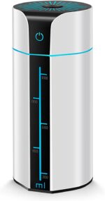 QYZL Mini Cool Mist Humidifiers,Quiet Humidifier with Night Light,Humidifier Air Purifier with Color Night Light for Home Bedroom Baby