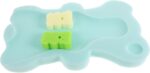 PEPLAYTAL Infant Bathing Seat Newborn Soft Bath Mat Baby Bath Sponge Comfortable Bath Pad for Boys and Girls Random Color