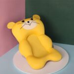 belupai Baby Bath Pad, Foldable Newborn Bathtub Cushion, Anti-Slip Baby Bath Cushion Mats, Newborn Shower Bath Tub Support Seat Mat(Panda) - Image 4