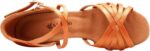 s.lemon Latin Shoe,Leather Satin Latin Salsa Ballroom Dancing Shoe for Beginners & Practice - Image 3