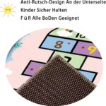 FODELIUY Hopscotch Rug, Kids Rugs for Playroom, Kid's Play Mat, Cute Indoor or Outdoor Play Carpet for Children - Fun, Educational Games for Boys & Girls(31×47inch/80×120cm) - Image 4