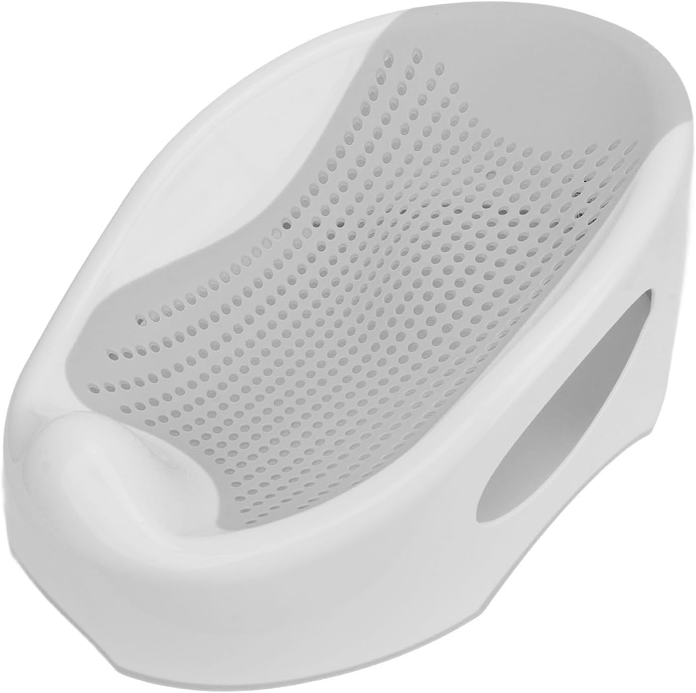 61-4UWbw3vL._AC_SL1500_.jpg Baby Bath Support, Portable Foldable Slipless Bath Tub Support Lying Bathing Mat, with Slipless Pad Bath Net, for Newborn Infant (Light Grey) - Image 1