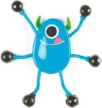 Baker Ross AF396 Monster Wall Crawlers with Sticky Feet — Halloween Novelty Toys for Kids, Perfect Party, Loot or Prize Bag Filler, Assorted Colours (Pack of 6) - Image 3