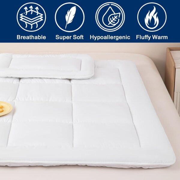 EDS Cot Bed Duvet And Pillow Set 4.5 Tog Anti Allergy Breathable 100% Microfiber Toddler Bedding Cot Bed Duvet for Newborns Kids Baby Girls and Boys (4 .5 TOG) - Image 6