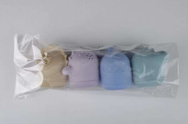 Baby Bath Toys, twoonto Bath Squirters Toys Spray Bath Toy Floating Bathtub Water Toy 4 Pack, Sensory Educational Bath Toys Silicone Mould Free Bath Toys for Bathtub Swimming Pool for Toddlers Kids - Image 7