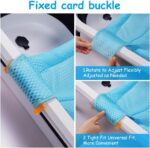 Aolso Baby Bath Net, Newborn Baby Bath Seat Support Baby Bather Net for Bathtub, Baby Bath Pad Non Slip Bath Seat Net, Bathtub Support Net Adjustable Bathtub Cushion Net for 0-3 Years - Image 3