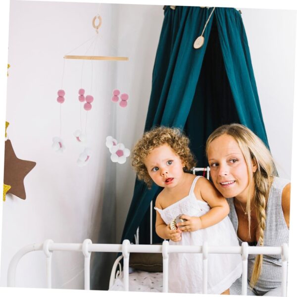 ERINGOGO 2pcs Room Decoration Crib Cell Phone Wind Chimes Mobile Hanger for Crib Nursery Mobiles Crib Mobile for Crib Hanging Crib Decoration Lotus Tree - Image 6