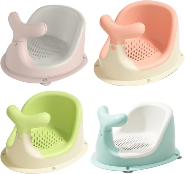 Baby Bathtub Support Bathtub Seat Safety Bath Tub Chair for Boy Girl Shower Seat with Suction Cups Bath Tub - Image 5