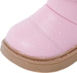 MK MATT KEELY Girls Snow Boots Kids Winter Outdoor Waterproof Boots Toddler Walking Shoes with Anti-Slip Rubber Sole - Image 3