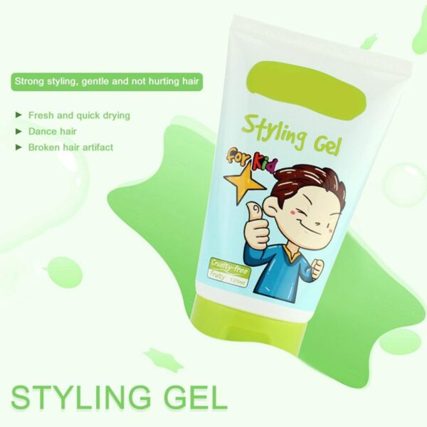 Zjhukfmc 125ml Boy Styling Gel, Styling Gel For Kids, Baby Hair Gel, Fruit Fragrance Baby Hair Gel, Hair Styles Setting Gel With Fast Acts, Non Greasy Styling Gel For Baby - Image 6
