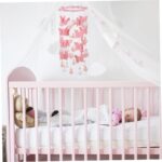 VICASKY 2pcs Butterfly Ornament Mobile Hanging Pendants Coupler Ceiling Fans Electric Fan Ceiling Fans Cleaning Supplies Barbell Girl Decoration Wristband Decoration Mini Hairball - Image 3