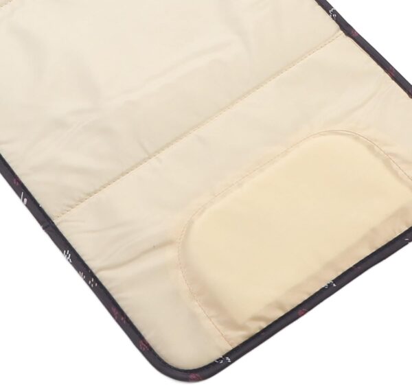 Compact Foldable Portable Changing Pad, Waterproof, Multiple Storage Pockets, Easy to Clean, Generous Size, Versatile Design for Travel, Public Restrooms - Image 8