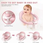 Baby Bath Seat, Infant/Toddler Sit Up Bathtub Seat for Baby 6-12-24 Months, Baby Bath Essentials Chair, Great Baby Shower Gifts for Newborn and New Mothers - Image 5