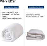 EDS Cot Bed Duvet And Pillow Set 4.5 Tog Anti Allergy Breathable 100% Microfiber Toddler Bedding Cot Bed Duvet for Newborns Kids Baby Girls and Boys (4 .5 TOG) - Image 7