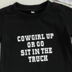 Western Baby Girl Clothes Boho Cow Print Short Sleeve Tassel T Shirt Top + Bloomer Shorts Set Infant Summer Outfits - Image 4