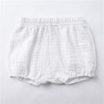 Baby Girl Boy Bl𝗼omers Bottom Shorts Toddler Infant Cover Summer Loose Harem Short Cute Training Pants Underwear Girls Elastic Cotton Ruffle Blo𝗼mer Shorts - Image 6