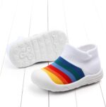 CAJJ Boy Girl Sneakers Slip on Shoes Knit Shoes Baby First-Walking Shoes Unisex-Child Sock Shoes Breathable Athletic Lightweight Walking Running Shoes Trainers for Toddler - Image 5