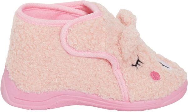 Kids Teddy Bear Slipper Booties Infants Slipper Boots Fleece First Walking House Nursery Shoes - Image 3
