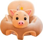 Baby Floor Seat Chair Learn to Sit Lounger Cover Baby Learning Sitting Chair Cover for Infants Toddler (Just cover, no filling)