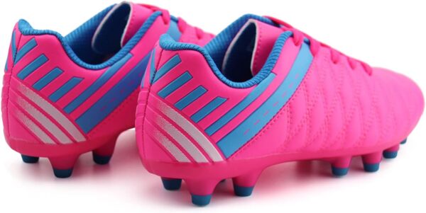 brooman Kids Athletic Soccer Cleats Boys Girls Outdoor Firm Ground Football Shoes - Image 7