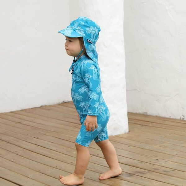 weVSwe Baby Toddler Boy Swimsuit UPF 50+ Sun Protection Rash Guard Swimwear with Crotch Zipper 0-3 Years - Image 7